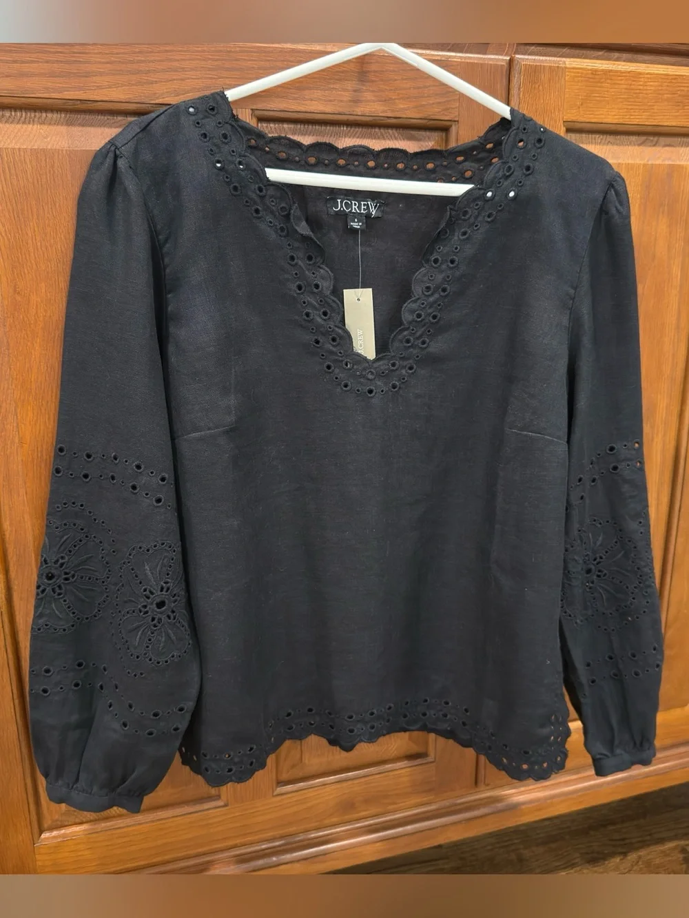 J. Crew Linen Top